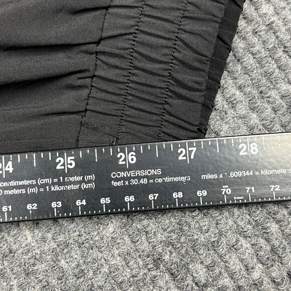 Womens Large Black Elastic Waist Jogger Pants Sleek Feel Stretchy Loungewear - Picture 8 of 11